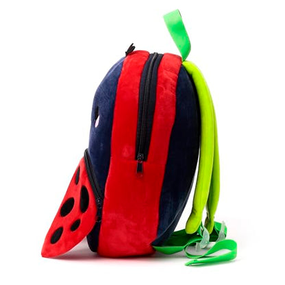 Puckator Adorabugs Tilly the Ladybird Plush Rucksack Backpack - Children's Backpacks - Small Luggage Bag - Travel Backpack For School - Toddler Kids Backpack - Cute Bags - Nursery Backpack Back Pack