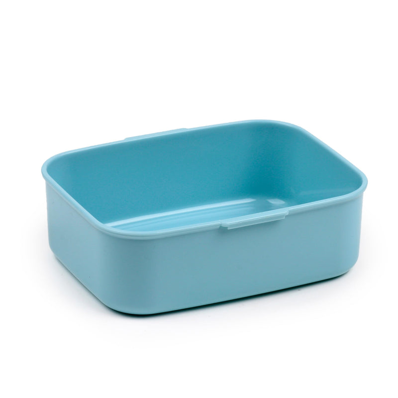 Puckator Feline Fine Cats Clip Lock Stacked Bento Lunch Box with Cutlery - Boxes for Adults and Kids with Compartments and Fork Spoon Snack Box Food Containers with Lids Stackable Snack Pots for Kids