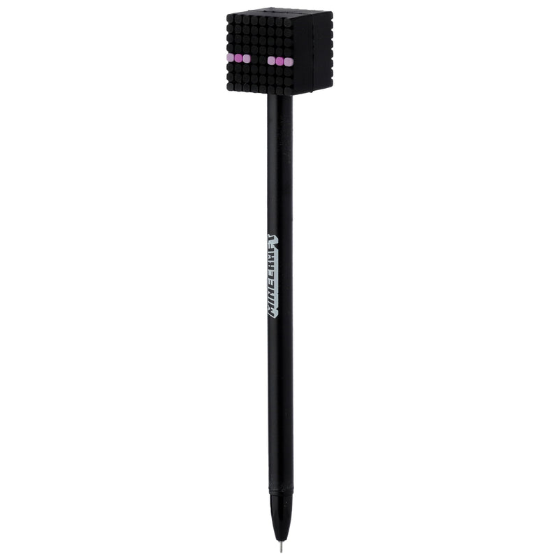 Puckator Minecraft Fine Tip Pen - Cute Cool Aesthetic Non Smudge Pens for School Office Writing Drawing Journaling - Collage Essentials Pens - Pack of 1 Pen