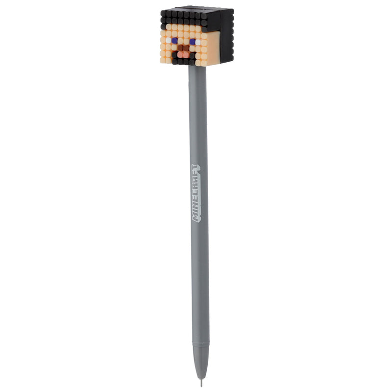 Puckator Minecraft Fine Tip Pen - Cute Cool Aesthetic Non Smudge Pens for School Office Writing Drawing Journaling - Collage Essentials Pens - Pack of 1 Pen