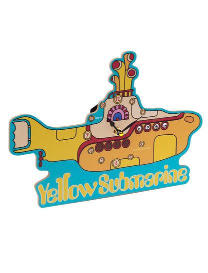 Puckator The Beatles Yellow Submarine Licensed Picture Clock - Wall Clock Clocks - Mens Cute Cool Preppy Home Gaming Room Bedroom Office Decor Decoration - Asthetic Accessories Stuff Men Things