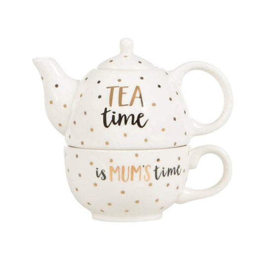 Sass & Belle Mum Time Teapot for One