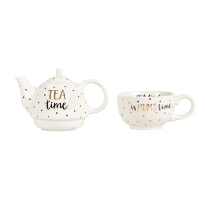 Sass & Belle Mum Time Teapot for One