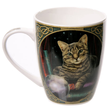 Puckator Lisa Parker Fortune Teller Cat Porcelain Mug - Funny Home Accessories - Cute Gifts for Girlfriend - Large Mugs for Men Women Hot Drinks - Cute Cups Presents - Secret Santa Gift - Cup Set