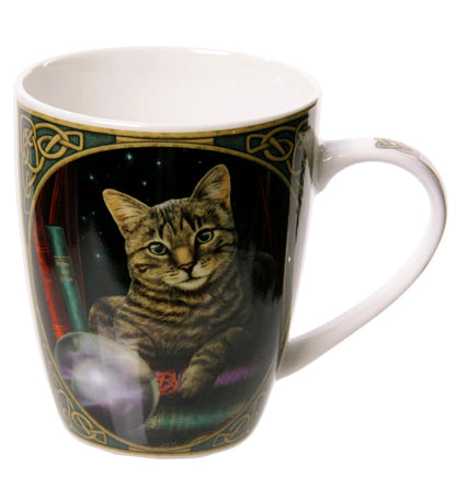 Puckator Lisa Parker Fortune Teller Cat Porcelain Mug - Funny Home Accessories - Cute Gifts for Girlfriend - Large Mugs for Men Women Hot Drinks - Cute Cups Presents - Secret Santa Gift - Cup Set