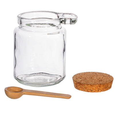 Sass & Belle Small Jar With Cork Lid And Spoon