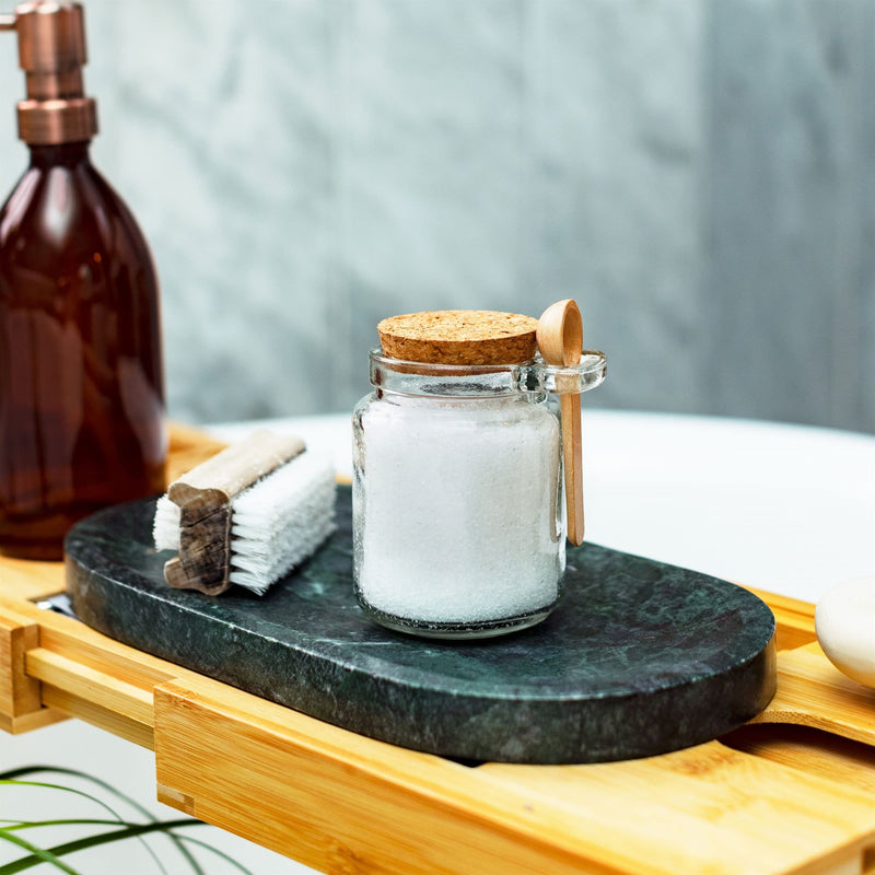 Sass & Belle Small Jar With Cork Lid And Spoon
