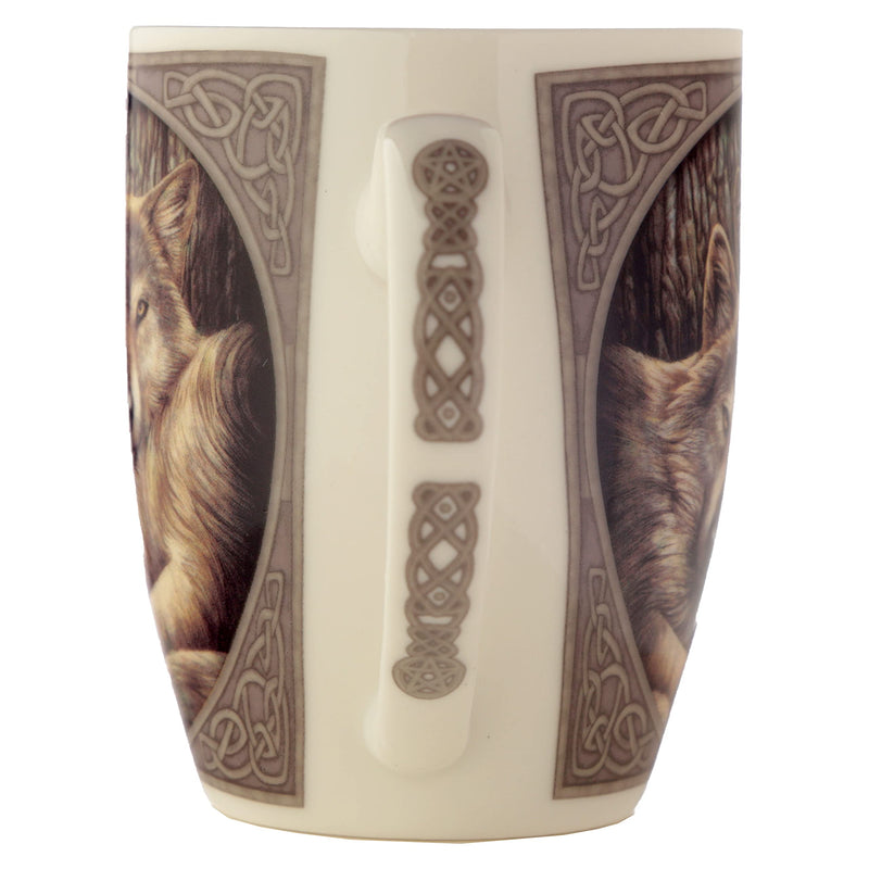 Puckator Lisa Parker Loyal Companions Wolf Porcelain Mug - Funny Home Accessories - Cute Gifts for Girlfriend - Large Mugs for Men Women Hot Drinks - Cute Cups Presents - Secret Santa Gift - Cup Set