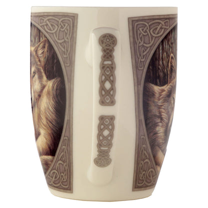 Puckator Lisa Parker Loyal Companions Wolf Porcelain Mug - Funny Home Accessories - Cute Gifts for Girlfriend - Large Mugs for Men Women Hot Drinks - Cute Cups Presents - Secret Santa Gift - Cup Set