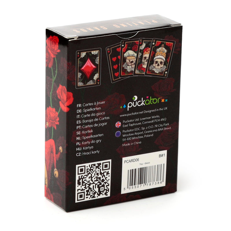 Puckator Skulls and Roses Standard Playing Card Deck