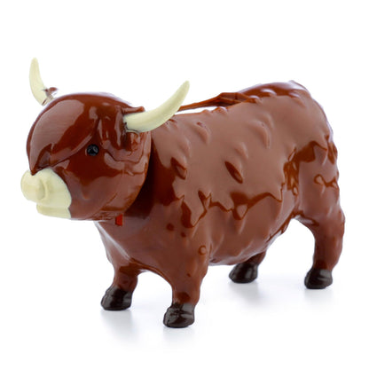 Puckator Highland Coo Cow Solar Pal - Home Office Table Desk Dashboard Car Decor Decoration - Gift Ideas - Gifts For Teenage Old Boy Girl Dad Mums - Powered KIds Toys Toy Figure Figures