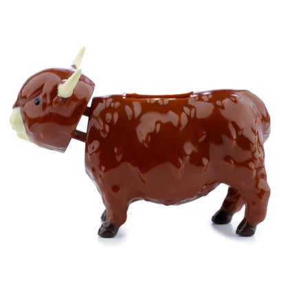 Puckator Highland Coo Cow Solar Pal - Home Office Table Desk Dashboard Car Decor Decoration - Gift Ideas - Gifts For Teenage Old Boy Girl Dad Mums - Powered KIds Toys Toy Figure Figures