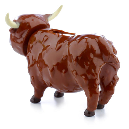 Puckator Highland Coo Cow Solar Pal - Home Office Table Desk Dashboard Car Decor Decoration - Gift Ideas - Gifts For Teenage Old Boy Girl Dad Mums - Powered KIds Toys Toy Figure Figures