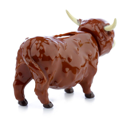 Puckator Highland Coo Cow Solar Pal - Home Office Table Desk Dashboard Car Decor Decoration - Gift Ideas - Gifts For Teenage Old Boy Girl Dad Mums - Powered KIds Toys Toy Figure Figures
