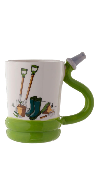 Puckator Garden Hose Ceramic Shaped Handle Tea Coffee Mug - Funny Home Accessories - Cute Gifts for Girlfriend - Large Mugs for Men Women Hot Drinks - Cute Cups Presents - Secret Santa Gift - Cup Set