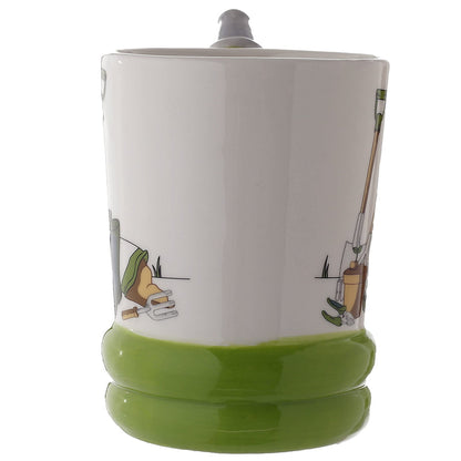 Puckator Garden Hose Ceramic Shaped Handle Tea Coffee Mug - Funny Home Accessories - Cute Gifts for Girlfriend - Large Mugs for Men Women Hot Drinks - Cute Cups Presents - Secret Santa Gift - Cup Set