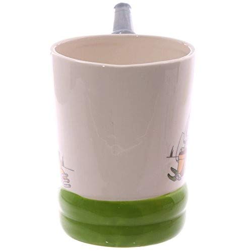 Puckator Garden Hose Ceramic Shaped Handle Tea Coffee Mug - Funny Home Accessories - Cute Gifts for Girlfriend - Large Mugs for Men Women Hot Drinks - Cute Cups Presents - Secret Santa Gift - Cup Set