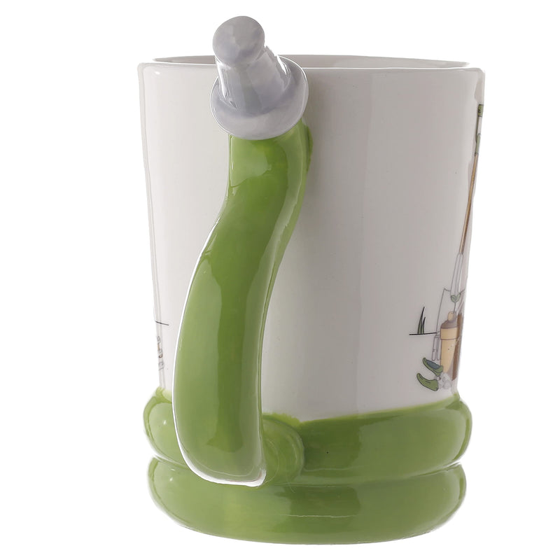 Puckator Garden Hose Ceramic Shaped Handle Tea Coffee Mug - Funny Home Accessories - Cute Gifts for Girlfriend - Large Mugs for Men Women Hot Drinks - Cute Cups Presents - Secret Santa Gift - Cup Set