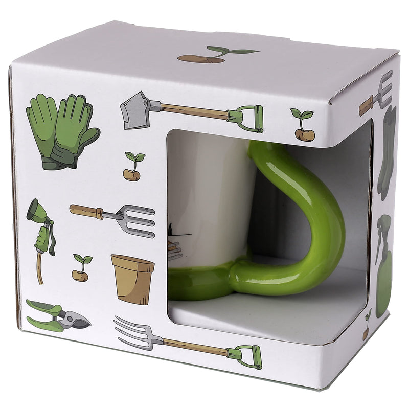 Puckator Garden Hose Ceramic Shaped Handle Tea Coffee Mug - Funny Home Accessories - Cute Gifts for Girlfriend - Large Mugs for Men Women Hot Drinks - Cute Cups Presents - Secret Santa Gift - Cup Set