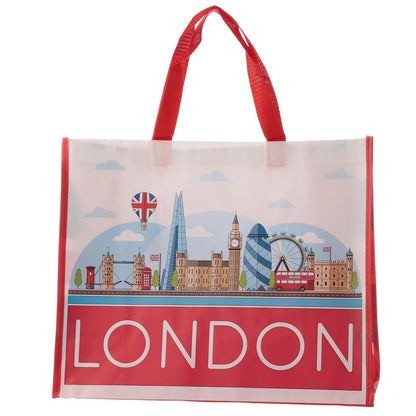London Icons Design Reusable Shopper Tote Bag