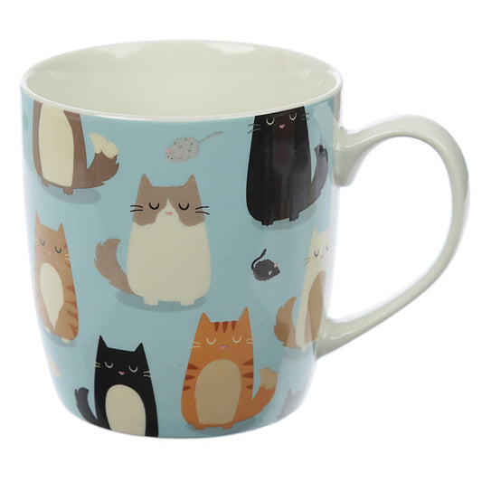 Puckator Feline Fine Cat Porcelain Tea Coffee Mug
