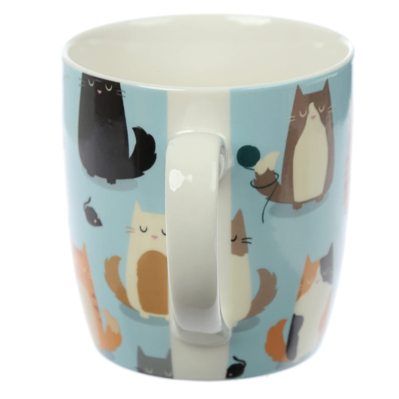 Puckator Feline Fine Cat Porcelain Tea Coffee Mug