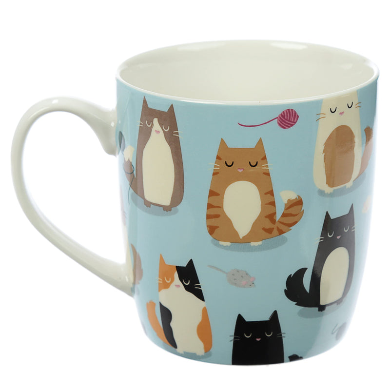 Puckator Feline Fine Cat Porcelain Tea Coffee Mug
