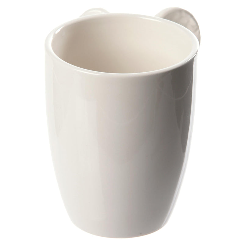 Puckator White Angel Wings Ceramic Shaped Handle Mug - University Essentials - Cute Gifts for Girlfriend - Large Mugs for Men Women Hot Drinks - Cute Cups Presents - Secret Santa Gifts - Cup Set
