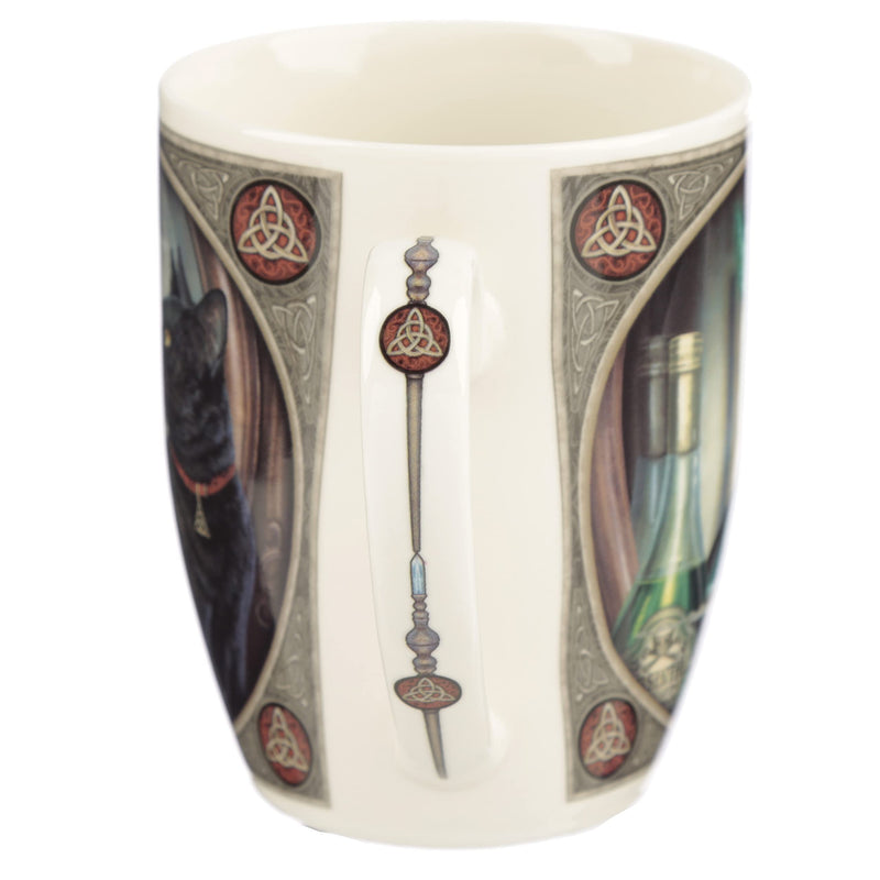 Puckator Lisa Parker Absinthe Cat Porcelain Mug - Funny Home Accessories - Cute Gifts for Girlfriend - Large Mugs for Men Women Hot Drinks - Cute Cups Presents - Secret Santa Gift - Cup Set
