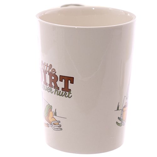 Puckator Garden Wellington Ceramic Shaped Handle Tea Coffee Mug - Funny Home Accessories - Cute Gifts for Girlfriend - Large Mugs for Men Women Hot Drinks - Cups Presents - Secret Santa Gift Cup Set
