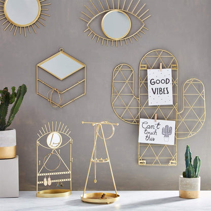 Sass & Belle Gold Tribal Eye See You Mirror