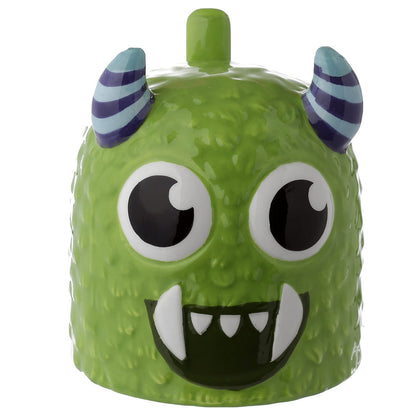 Puckator Monstarz Monster Green Upside Down Ceramic Shaped Tea Coffee Mug - Funny Home Accessories - Cute Gifts for Girlfriend - Large Mugs for Men Women Hot Drinks Cups Presents Secret Santa Gift