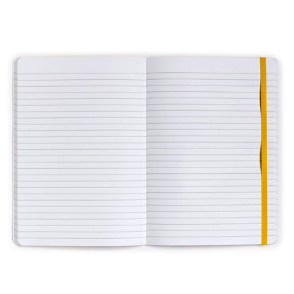 Puckator The Beatles Yellow Submarine White Recycled Paper A5 Notebook - School Teacher Student Homework Study Planner Notepad - Collage University Essentials Journals Planners - Jotter Uni Gifts