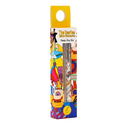 Puckator The Beatles Yellow Submarine Pen Twin Set - Pen Stationary Set - Cool Fancy Pack of Pens Black For Office Writing College - Uni Essentials - Back to School Supplies - Non Smudge