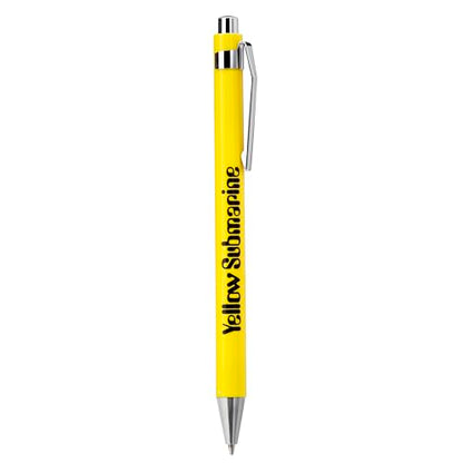 Puckator The Beatles Yellow Submarine Pen Twin Set - Pen Stationary Set - Cool Fancy Pack of Pens Black For Office Writing College - Uni Essentials - Back to School Supplies - Non Smudge