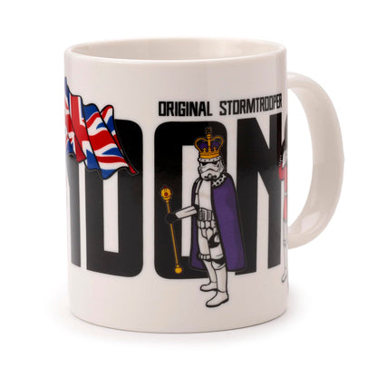 Puckator The Original Stormtrooper London Porcelain Tea Coffee Mug - Funny Home Accessories - Cute Gifts for Girlfriend - Large Mugs for Men Women Hot Drinks Cups Presents Secret Santa Gift Cup Set