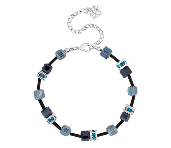 Diamond Style London - Cube Bracelet in Black (Item code: Cubebrablack)