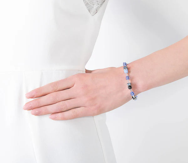 Diamond Style London - Cube Bracelet in Blue (Item code: Cubebrablue)