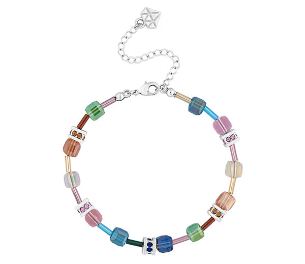 Diamond Style London - Cube Bracelet in Pastel (Item code: Cubebrapastel)