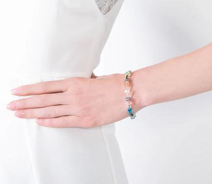 Diamond Style London - Cube Bracelet in Pastel (Item code: Cubebrapastel)