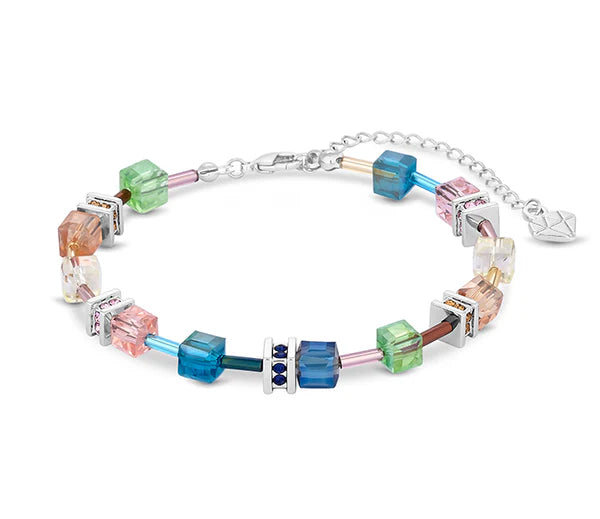 Diamond Style London - Cube Bracelet in Pastel (Item code: Cubebrapastel)