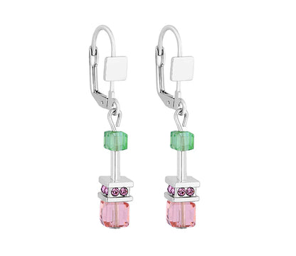 Diamond Style London - Cube Earrings in Pastel (Item code: Cubeearrpastel)