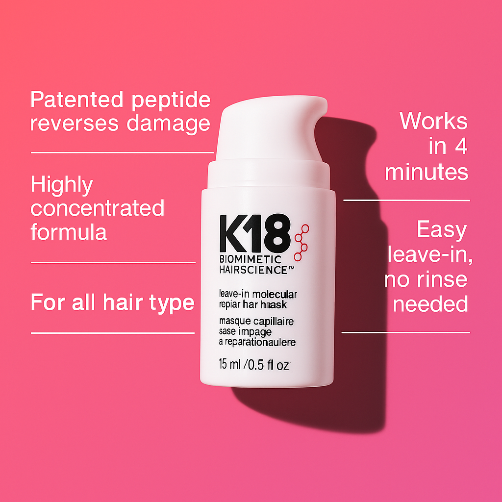 K18 Biomimetic Hairscience Leave-In Molecular Repair Hair Mask
