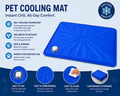Generise Pet Cooling Gel Mat- 'just add water'