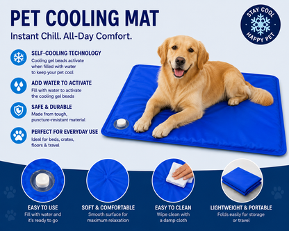 Generise Pet Cooling Gel Mat- 'just add water'