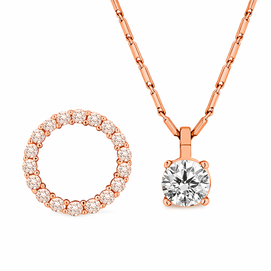 Diamond Style London - Solstice Rose Gold Necklace