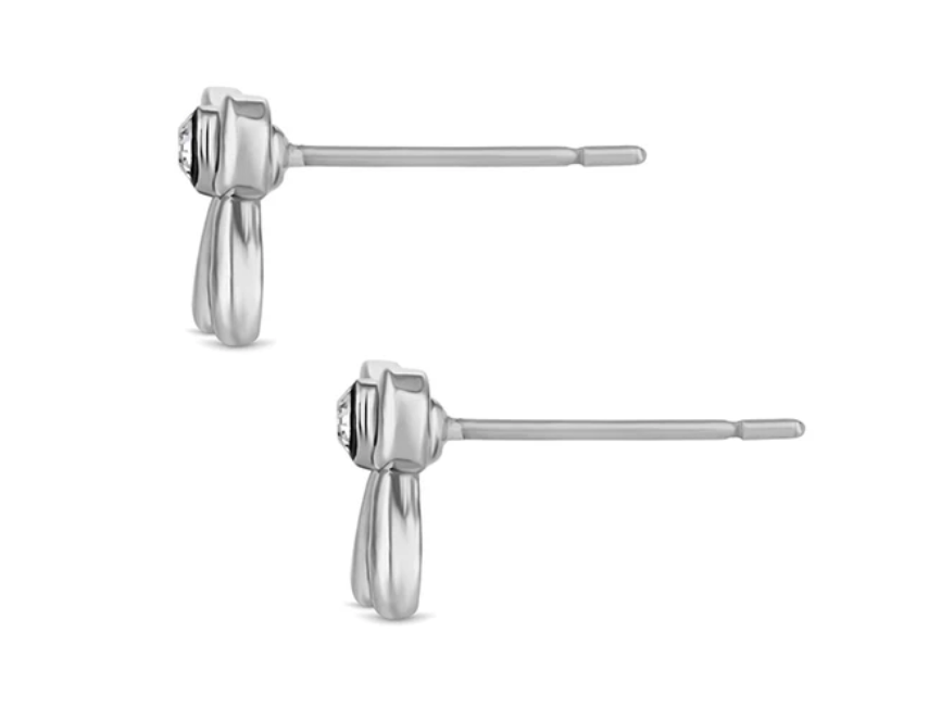 Diamond Style London - Bow Stud Earrings (Item code: Bouearr)