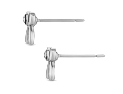 Diamond Style London - Bow Stud Earrings (Item code: Bouearr)