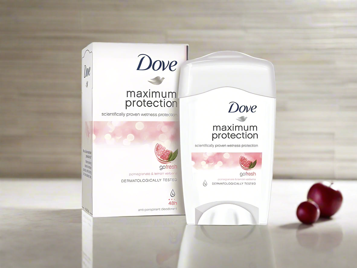 Dove Maximum Protection Go Fresh Pomegranate and Lemon Verbena Scent Anti-Perspirant Deodorant Cream 45ml