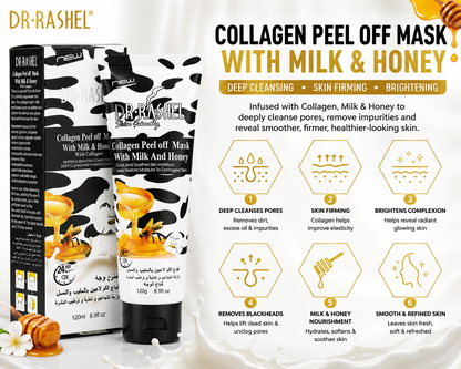 Dr Rashel Collagen Peel Off Mask With Milk and Honey